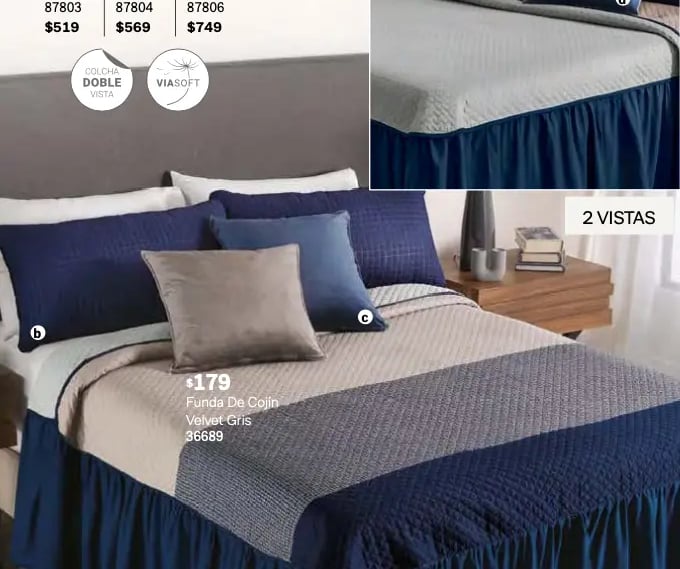 Colcha dos vistas modelo Australia de la marca Vianney