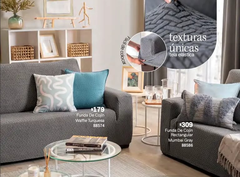 Funda de sillon modelo Niza Gris de la marca Vianney