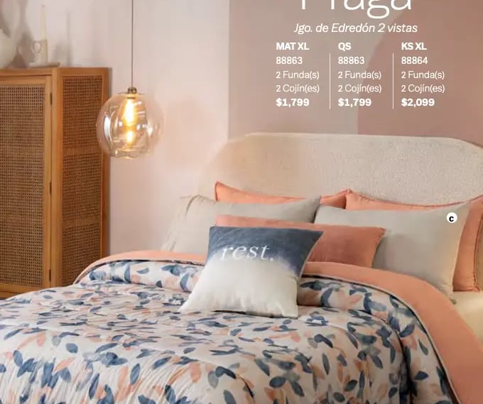 Edredón dos vistas modelo Praga de la marca Vianney