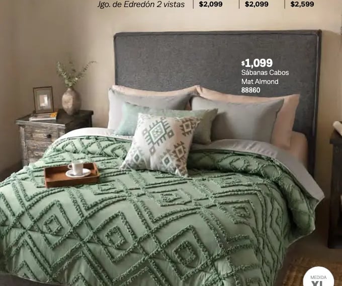 Edredón dos vistas modelo Taxco de la marca Vianney