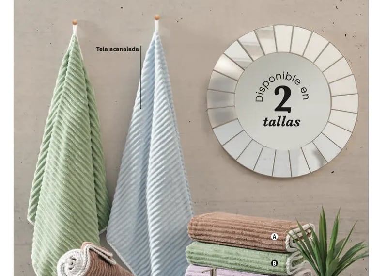 Toallas de multiples colores modelo Maui de la marca Intima Hogar