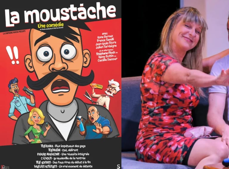 Anne Bernex dans "La moustache"
