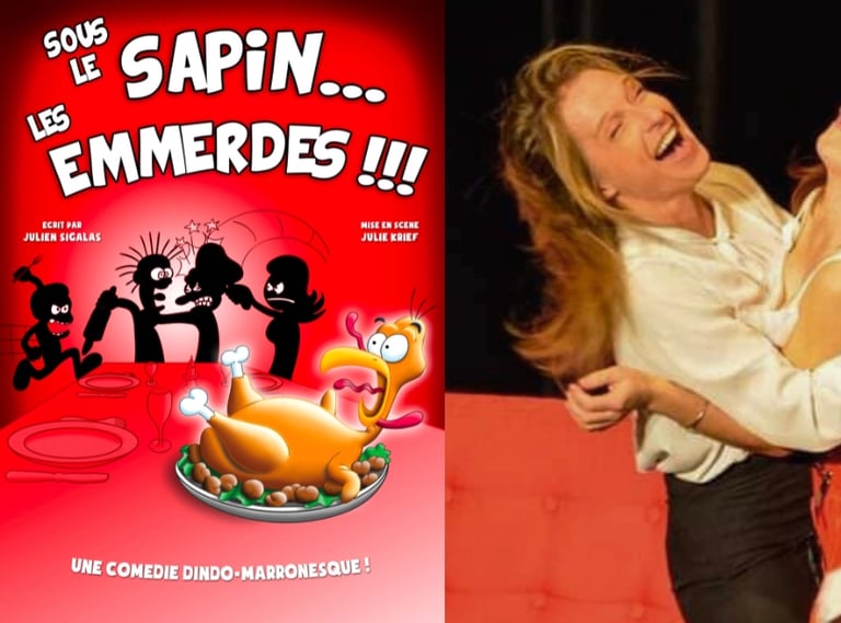 Anne Bernex dans "Sous le sapin... Les emmerdes !"
