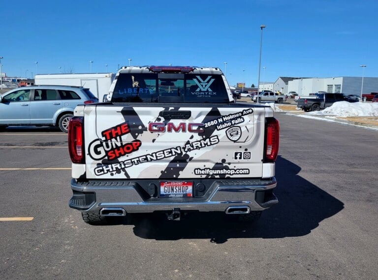 Vehicle Wrap—The Gun Shop
