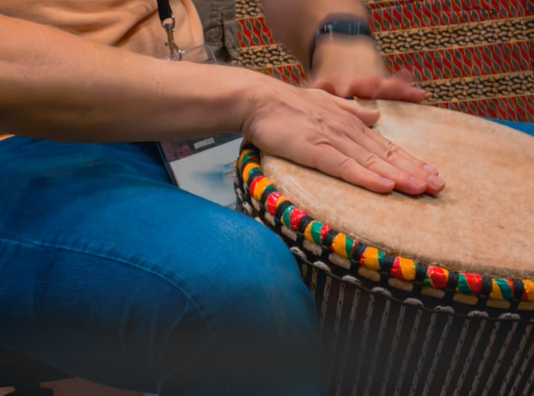 afrikos būgnų šau