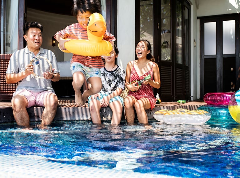 Azhama jaya pool pembuatan kolam renang