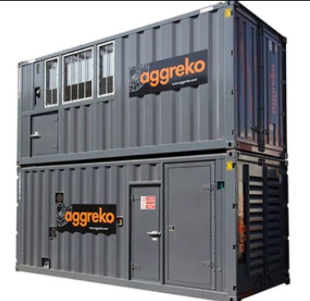 CUMMINS/AGGREKO Osprey, QSK60G22 Natural Gas Generator