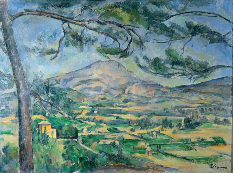 Mont Sainte-Victoire with Large Pine, Paul Cézanne, c.1887, Courtauld Gallery, London