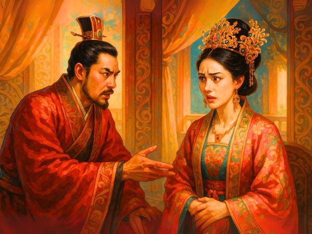 Dương Vân Nga và Lê Hoàn Trong Chính Điện