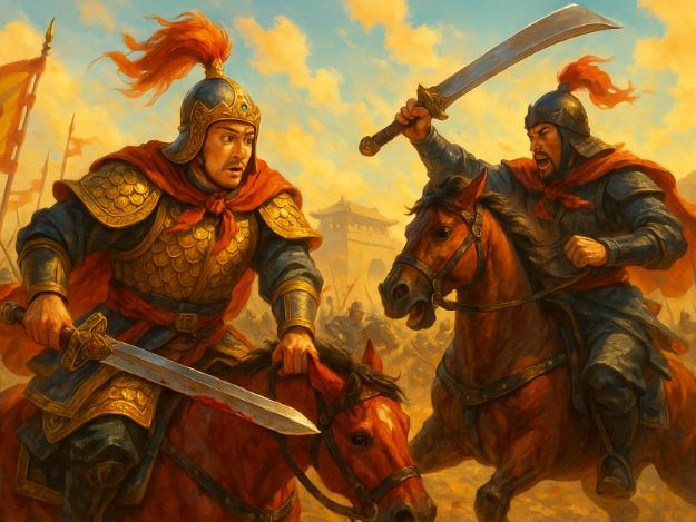 Lê Phụng Hiểu chém Vũ Đức Vương giữa trận chiến