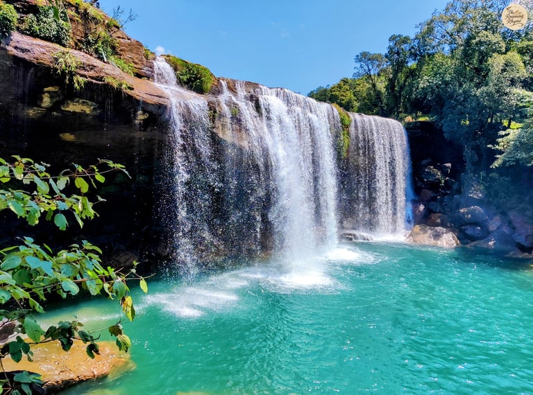 Krang Suri Falls – A Blue Jewel in Meghalaya’s Forests