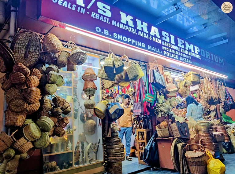 Colors of Culture – Khasi Handicrafts at Police Bazar, Shillong