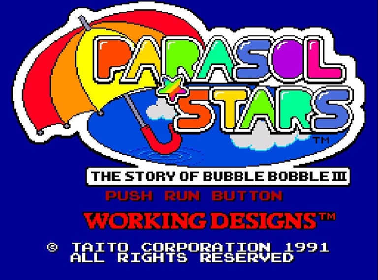 Parasol Stars Title Screen