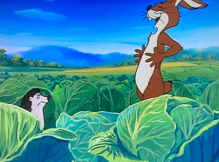 Grimm's Fairy Tales, The Hare and the Hedgehog