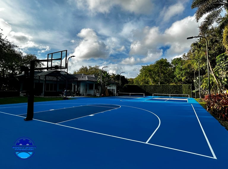 Private Residence Tennis Court, Pinecrest, Fl
