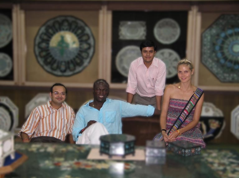 Seal and Heidi Klum in India 