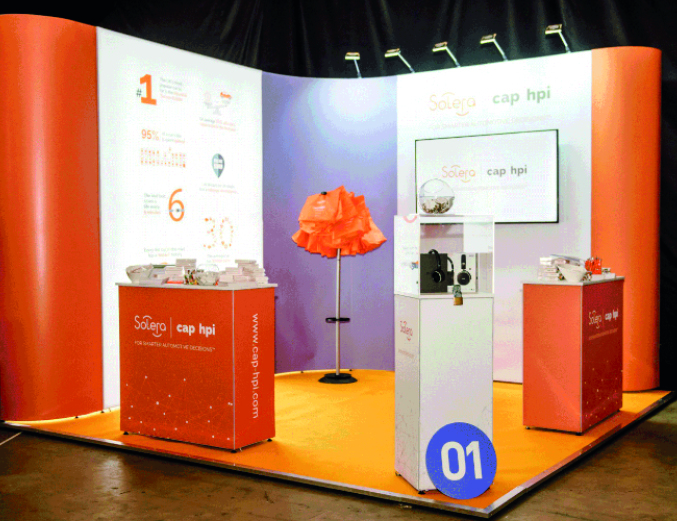 Event graphics showing signage, banners and branded décor