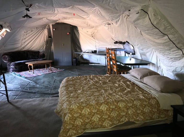 glamping tent rentals deep creek hot springs