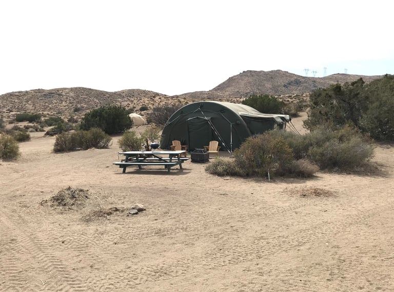 hot springs glamping tent cabin