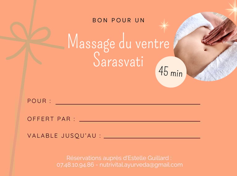 Carte-cadeau-massage-ayurvédique-ventre-Sarasvati-Nantes-Rezé