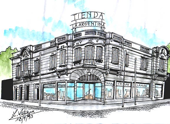 Tienda La Argentina, por el Arq. Luis C. Letizia