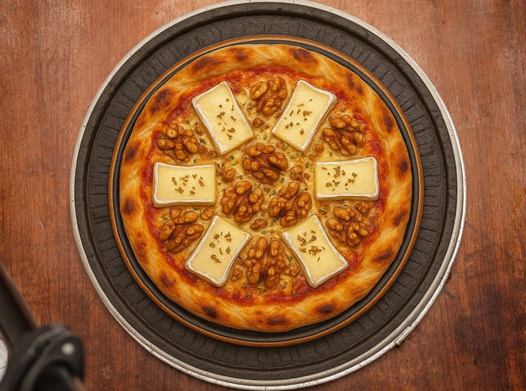 Pizzaria em Porto Alegre da Marquês Pizzaria com  queijo brie