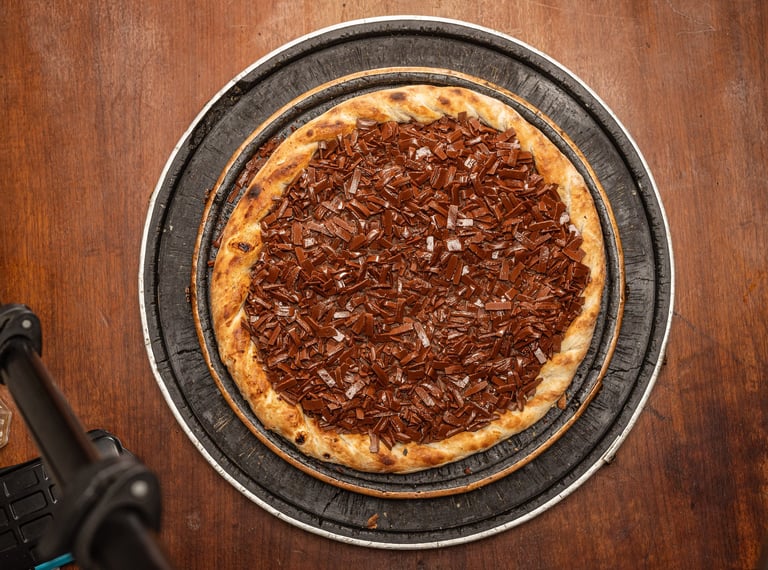 Pizzaria em Porto Alegre da Marquês Pizzaria , pizza doce deliciosa