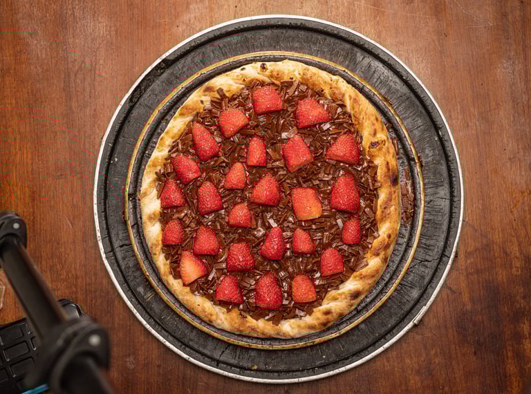 Pizzaria em Porto Alegre da Marquês Pizzaria , pizza doce deliciosa