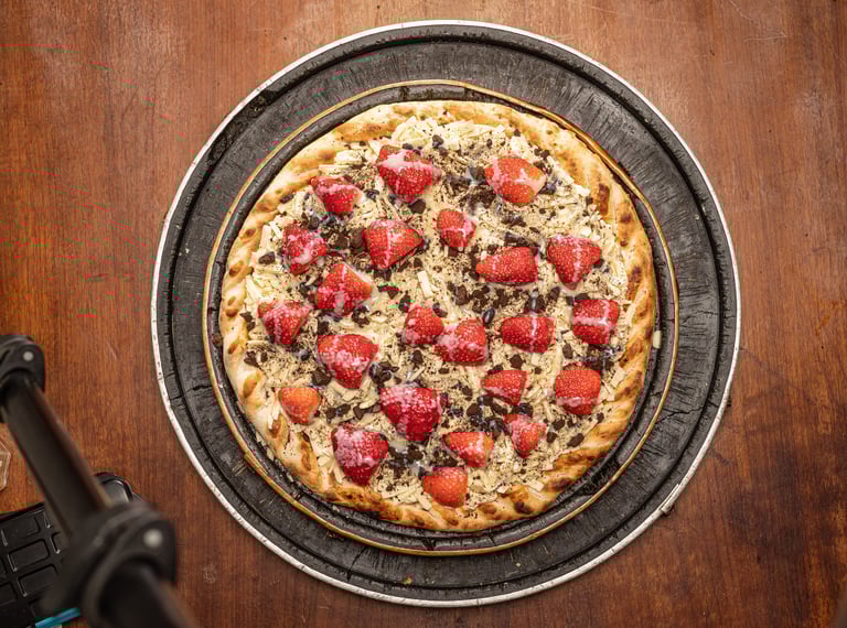 Pizzaria em Porto Alegre da Marquês Pizzaria , pizza doce deliciosa