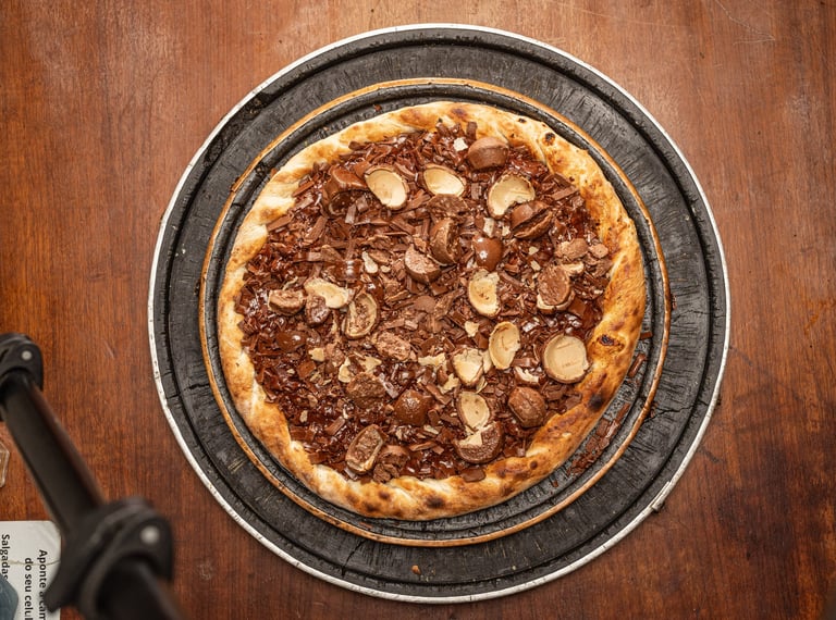 Pizzaria em Porto Alegre da Marquês Pizzaria , pizza doce deliciosa