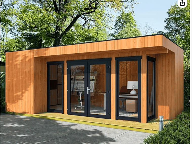 Great for backyard office, hobbist, She Shed, Man Cave