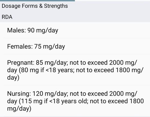 VITAMIN-C ADULT DOSE