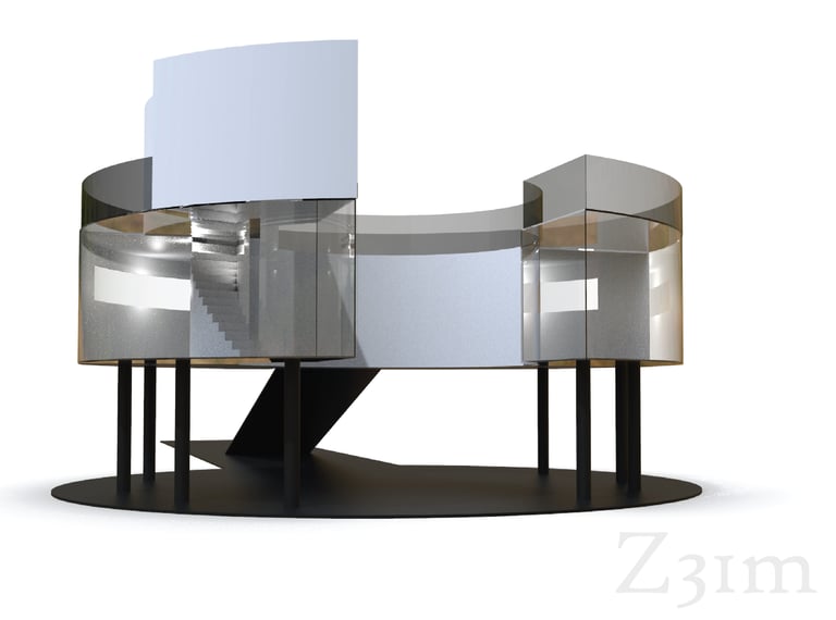 MODERN UNIQUE PAVILION BY EGLE ALEJEVAITE WWW.EGLEDESIGN.NET