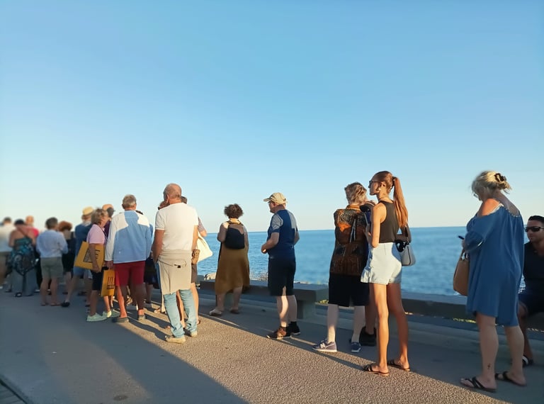 A long wait for entry
