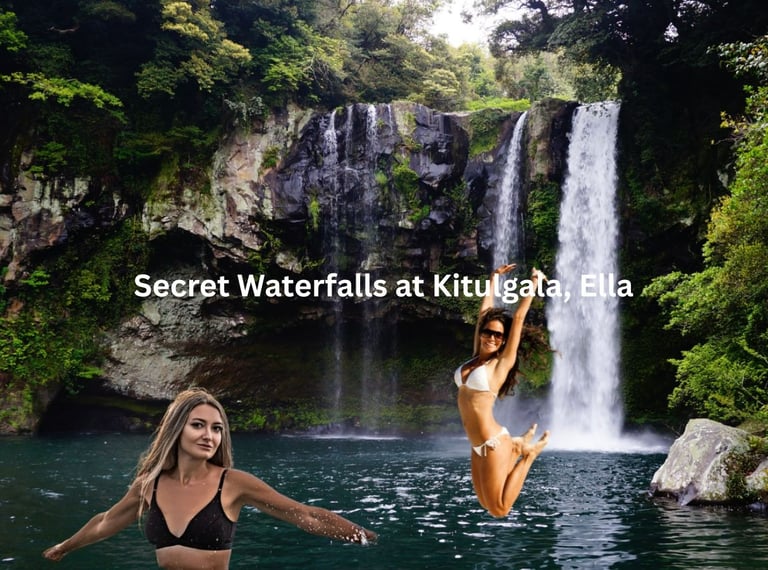 Secret Waterfall at Kitulgala, Sri Lanka