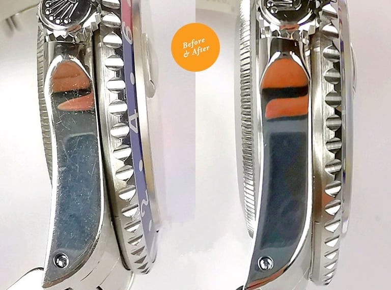 watch polishing / watch buffing