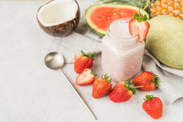 strawberry and watermelon shake