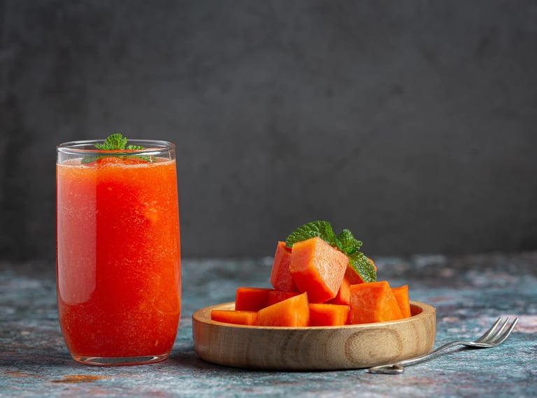 papaya coconut sugarcane