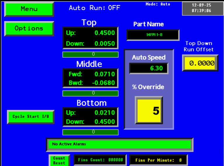Fin Machine Automatic