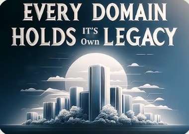 image logo every domain holds it's own legacy.