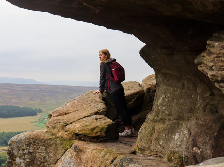 Robin Hood's Cave at Stanage Edge