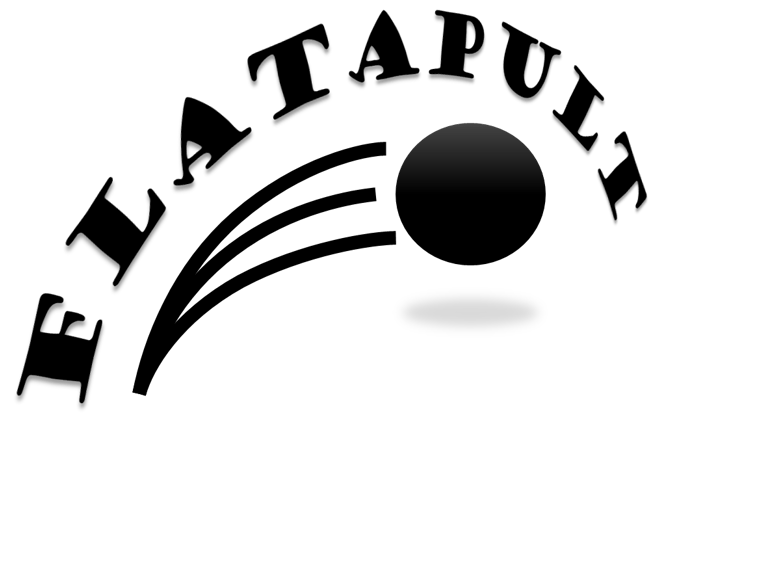 Flatapult brand logo - Registered Trademark.