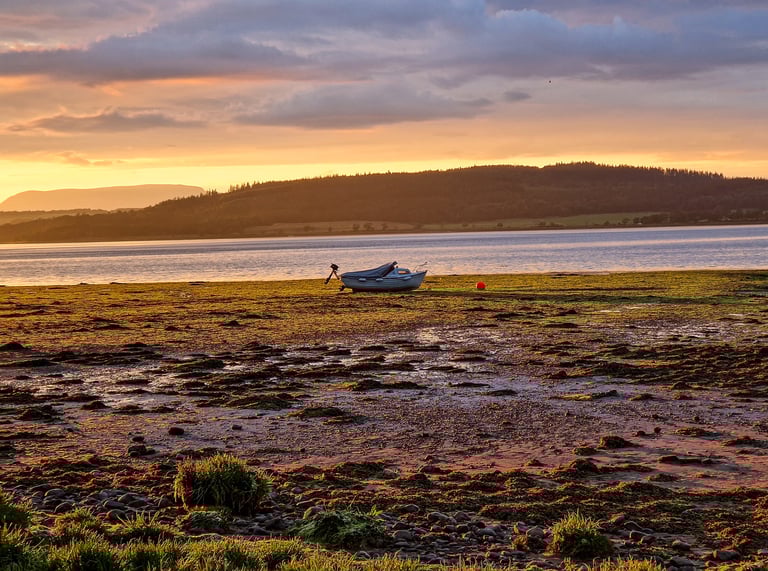 Bunchrew Caravan Park at Beauly Firth Bay, Inverness