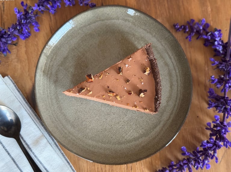 Tarte mousse au chocolat