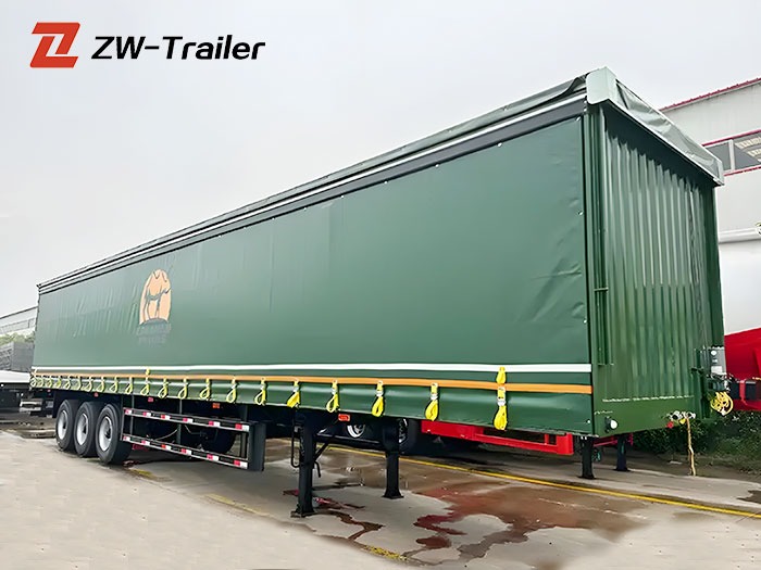 Curtain Side Semi Trailer