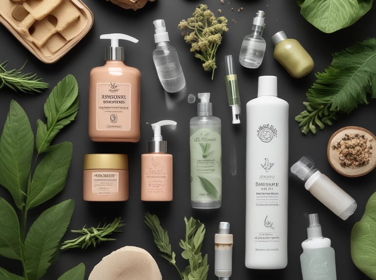 A close-up of hands inspecting branded consumer products for quality control.