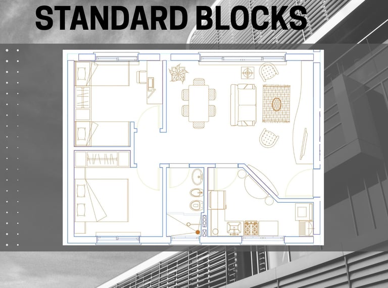 AutoCAD 2D standard Blocks