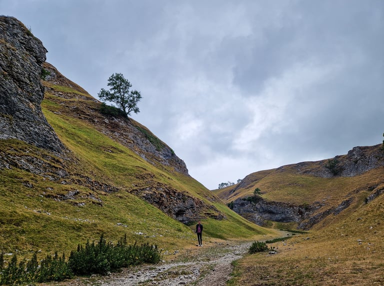 Cave Dale in Peak District National Park