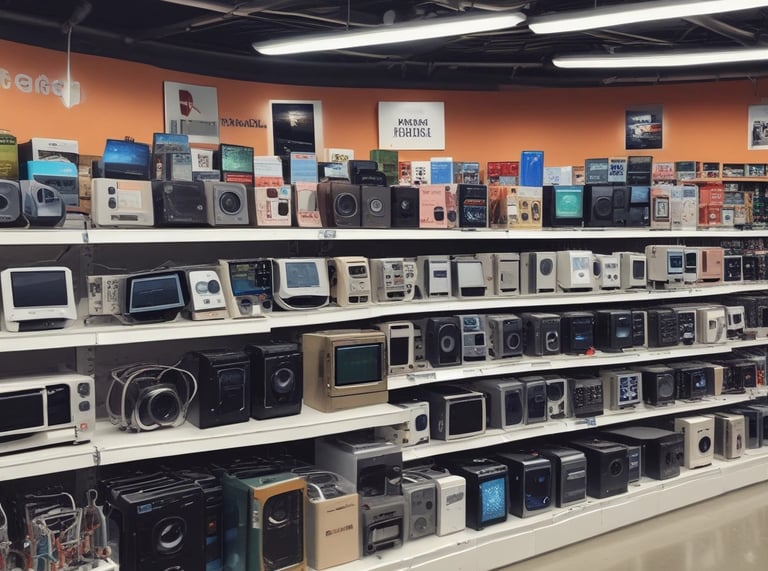 blue and white striped round textile