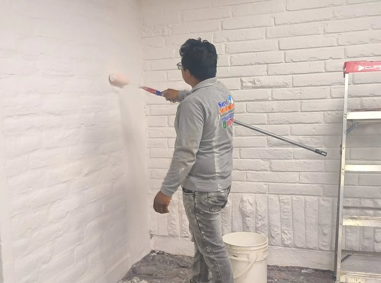 pintura de locales comerciales pintura de casas serviacabados